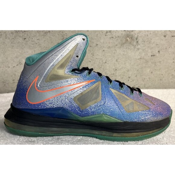 Nike Lebron X Re-Entry Pure Platinum 541100-008 Mens Size 11 Basketball Shoes main image 4